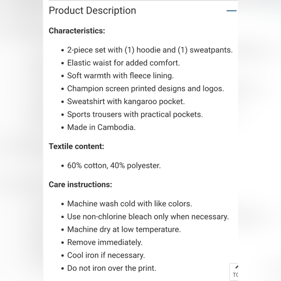 Champion Boys and Girls Outfit 5T New - Picture 6 of 6